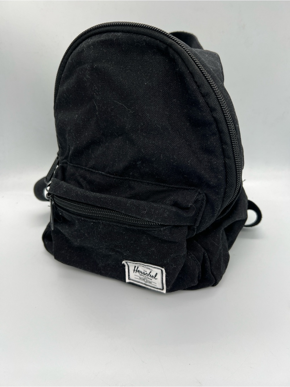 Herschel Supply Company Black Mini Backpack with Front Zip Pocket